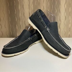 Sperry Top-Sider Venetian Blue Men's 9 M Slip-On Leather Moc Loafers Boat